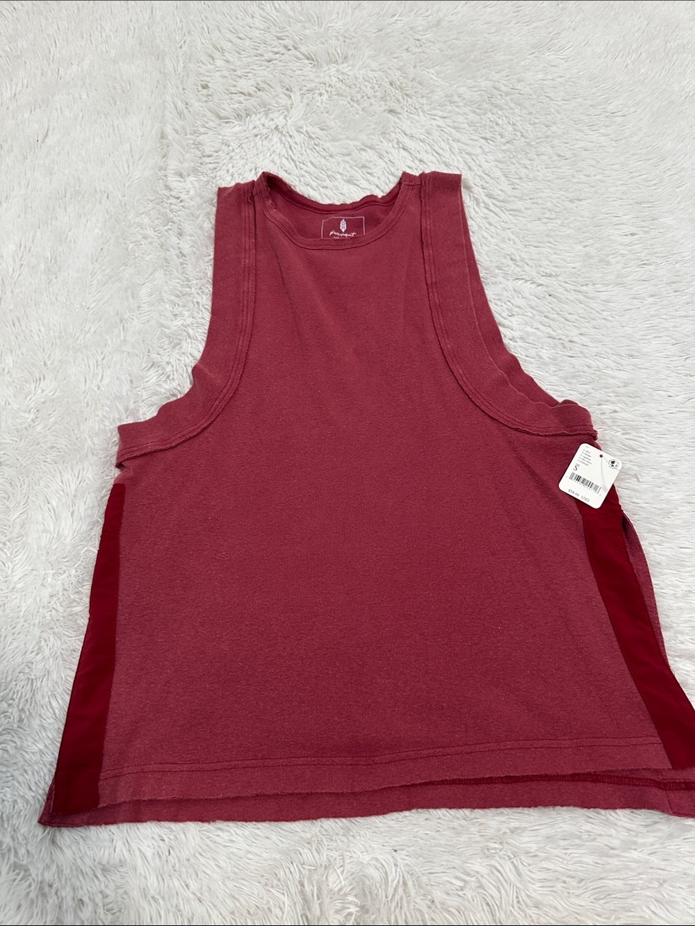 🧁 NWT FP Movement By Free People Oversized Ribbed Tank Topm